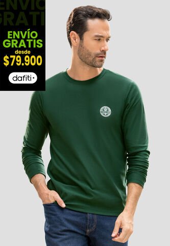Camibuzo Hombre Verde Pino Mp 110747 MP