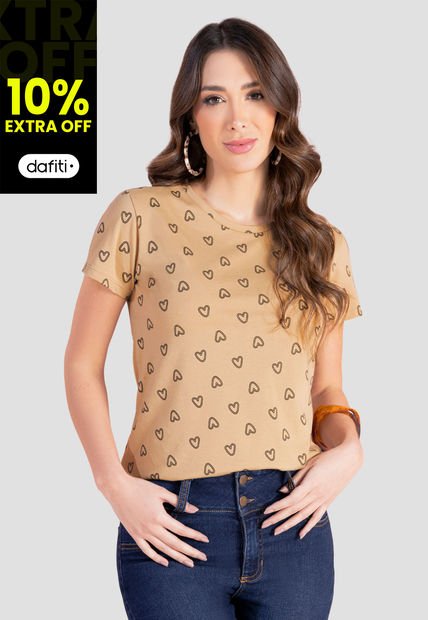 Imagen de Camiseta Mujer Beige Mp 103982 por MP