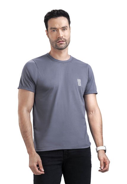 Camiseta Hombre Gris Mp 7766