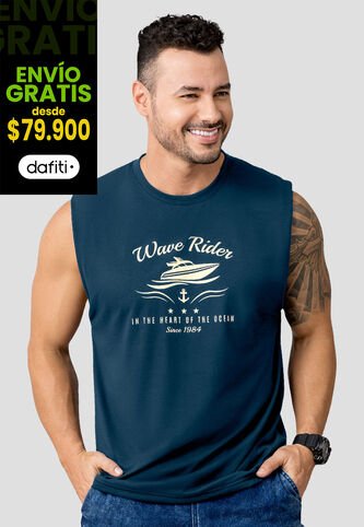 Camisilla Hombre Azul Profundo Mp 110528 MP