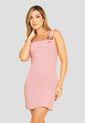 Vestido Corto Mujer Rosa Polvo Mp 110132 de MP