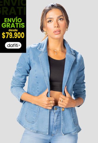 Chaqueta Mujer Azul Mp 108278 MP
