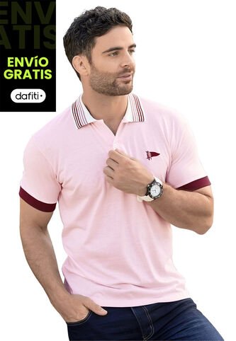 Polo Hombre Rosado Mp 87618 MP