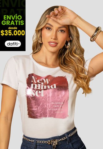 Camiseta Mujer Blanco Mp 112588 MP