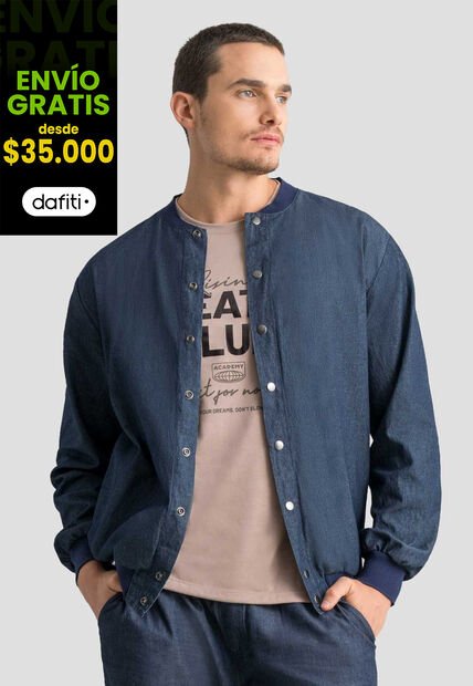 Chaqueta Hombre Azul Oscuro Mp 112738