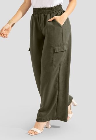 Pantalón Mujer Verde Militar Mp 112324 MP