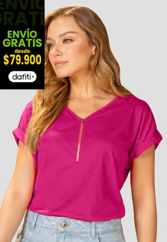 Blusa Mujer Magenta Vivo Mp 110425 MP