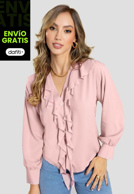 Blusa Mujer Rosa Polvo Mp 111278