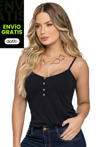 Camiseta Mujer Negro Mp 4760 MP