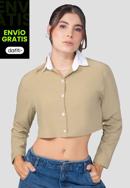 Camisa Mujer Latte Mp 110586