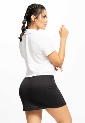 Falda Corta Mujer Negro Mp 101994