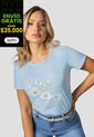Camiseta Mujer Azul Baby Mp 112398 de MP