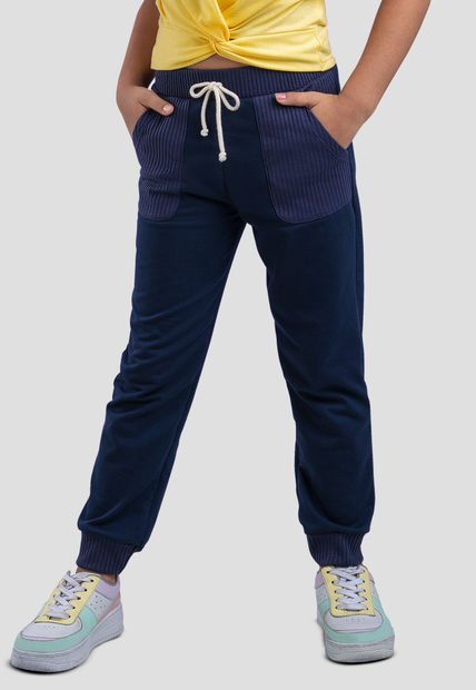 Jogger Infantil Femenino Azul Mp 33640