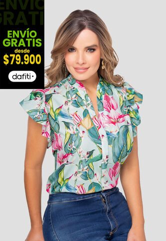 Blusa Mujer Estampado Mp 110136 MP