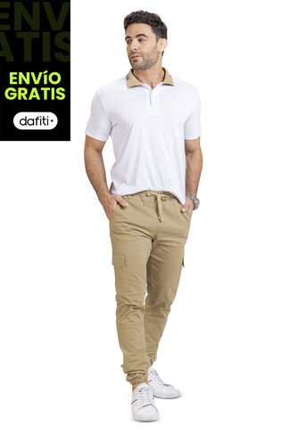 Polo Hombre Blanco Mp 4683 MP