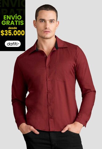 Camisa Hombre Merlot Mp 112807 MP