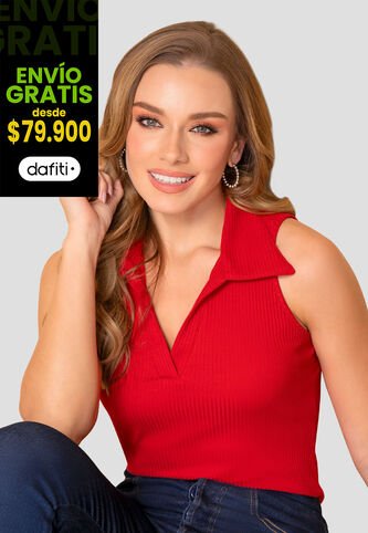 Blusa Mujer Rojo Mp 108314 MP