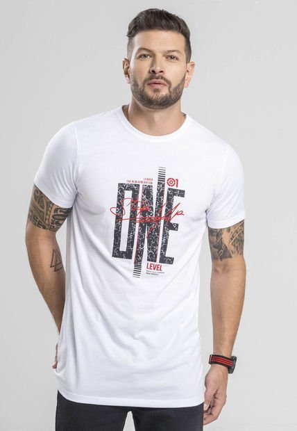 Camiseta Masculino Blanco Mp 1348