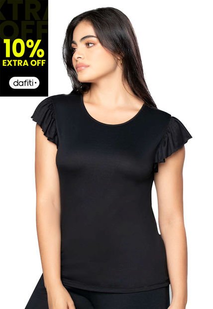 Imagen de Camiseta Mujer Negro Fi 7334 por MP