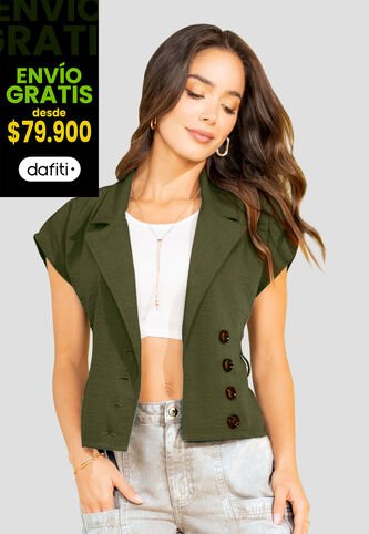 Blusa Mujer Verde Militar Mp 110130 MP