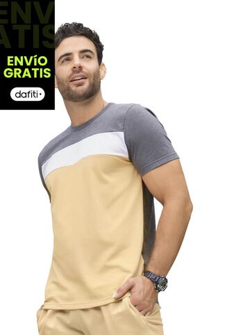 Camiseta Hombre Negro Cross Mp 70042 MP