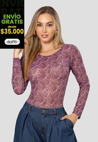 Body Mujer Estampado Mp 112520 MP