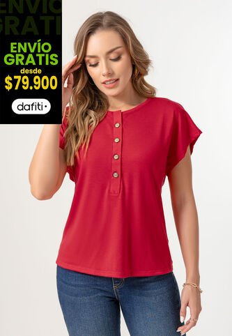 Blusa Mujer Rojo Mp 103990 MP