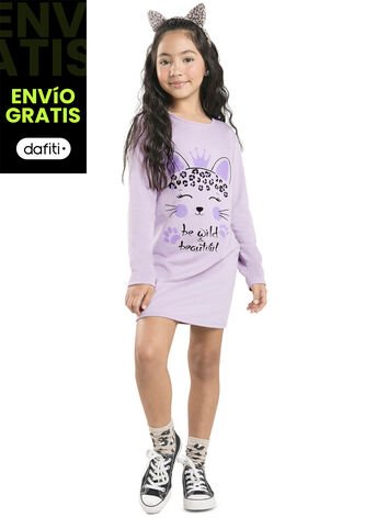 Vestido Infantil Lila Mp 32973 MP