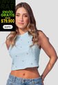 Blusa Mujer Azul Baby Mp 107855 de MP