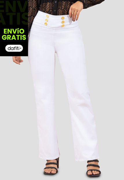 Pantalón Mujer Blanco Mp 100069