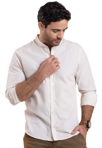 Camisa Hombre Beige Mp 89082 MP