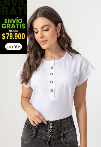 Blusa Mujer Blanco Mp 103990 MP