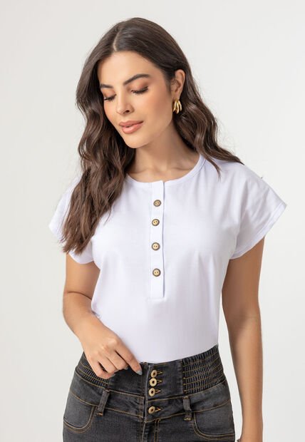 Blusa Mujer Blanco Mp 103990