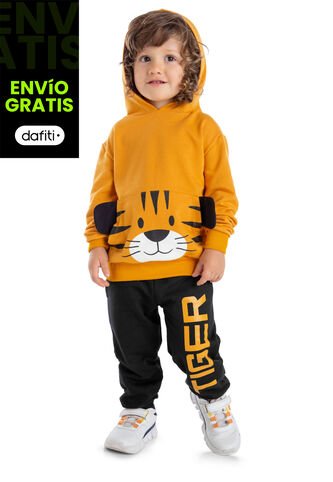 Conjunto Infantil Amarillo-Negro Mp 89215 MP