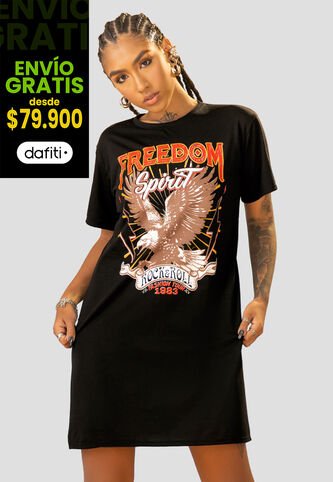 Blusón Mujer Negro Mp 107778 MP