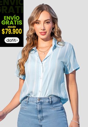 Camisa Mujer Estampado Mp 107550