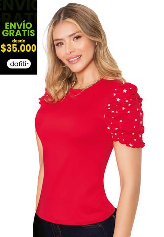 Camiseta Mujer Rojo Mp 92004 MP