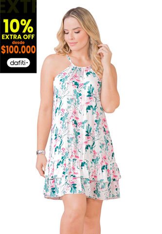 Vestido Corto Mujer Multicolor Mp 172 MP