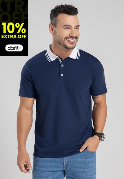 Imagen de Polo Hombre Azul Navy Mp por MP