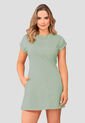 Vestido Corto Mujer Verde Mp 105065 de MP