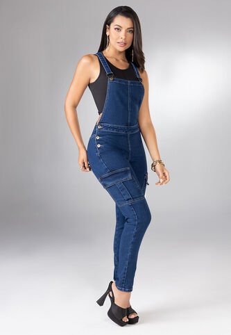 Overall Largo Mujer Azul Medio Mp 100395 MP
