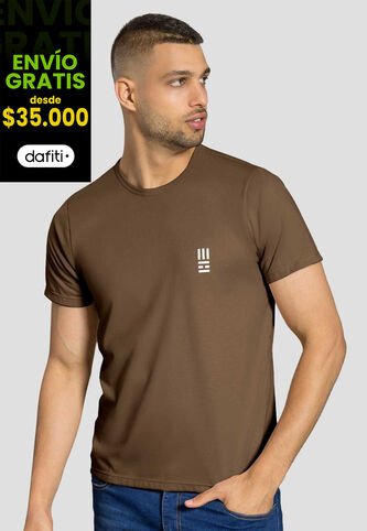 Camiseta Hombre Chocolate Mp 7766 MP