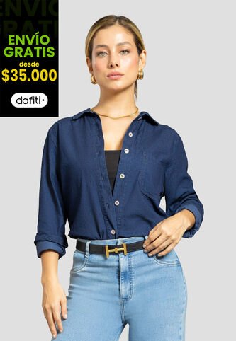 Camisa Mujer Azul Mp 111861 MP