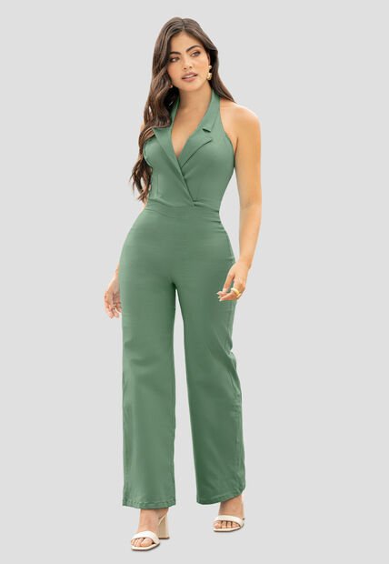 Enterizo Largo Mujer Aceituna Mp 110697