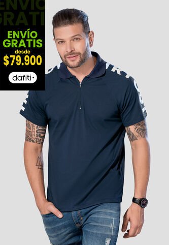 Polo Hombre Azul Navy Mp 104789 MP