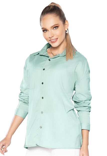 Camisa Exterior Verde Mp 34733