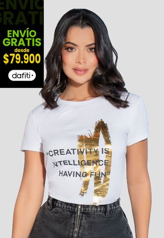Camiseta Mujer Blanco Mp 105175 MP