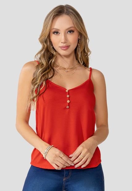 Camiseta Mujer Rojo Mp 4760