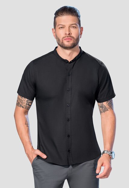 Camisa Hombre Negro Mp 105331