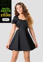 Vestido Infantil Femenino Negro Mp 105341 de MP